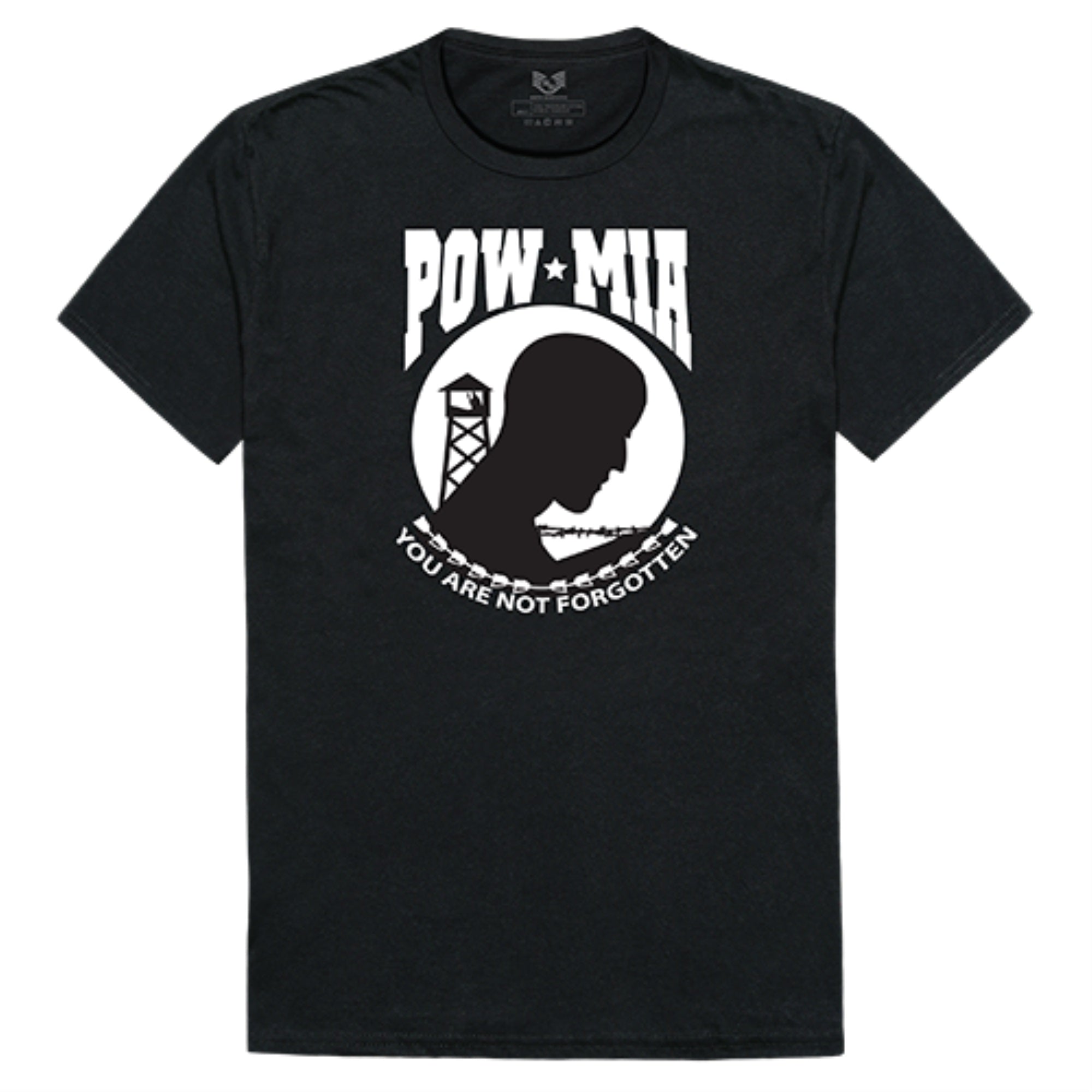 Relaxed Graphic T's, POW*MIA, Black, L