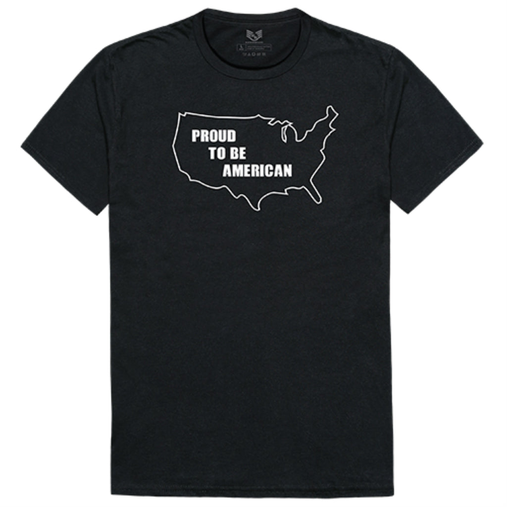 Relaxed Graphic T, PTB American, Black, S