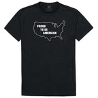 Relaxed Graphic T, PTB American, Black, S