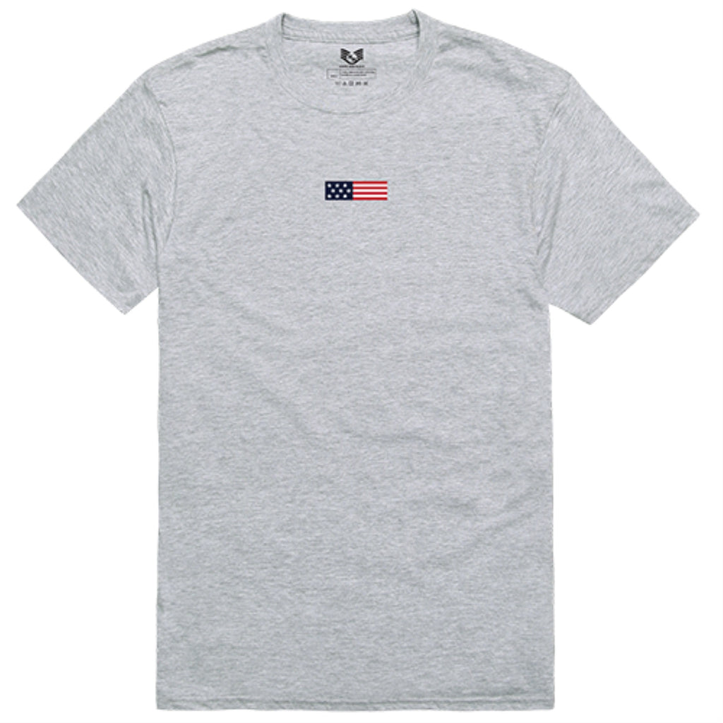 Relaxed Graphic T, US Flag 1, H.Grey, L