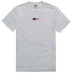 Relaxed Graphic T, US Flag 1, H.Grey, L