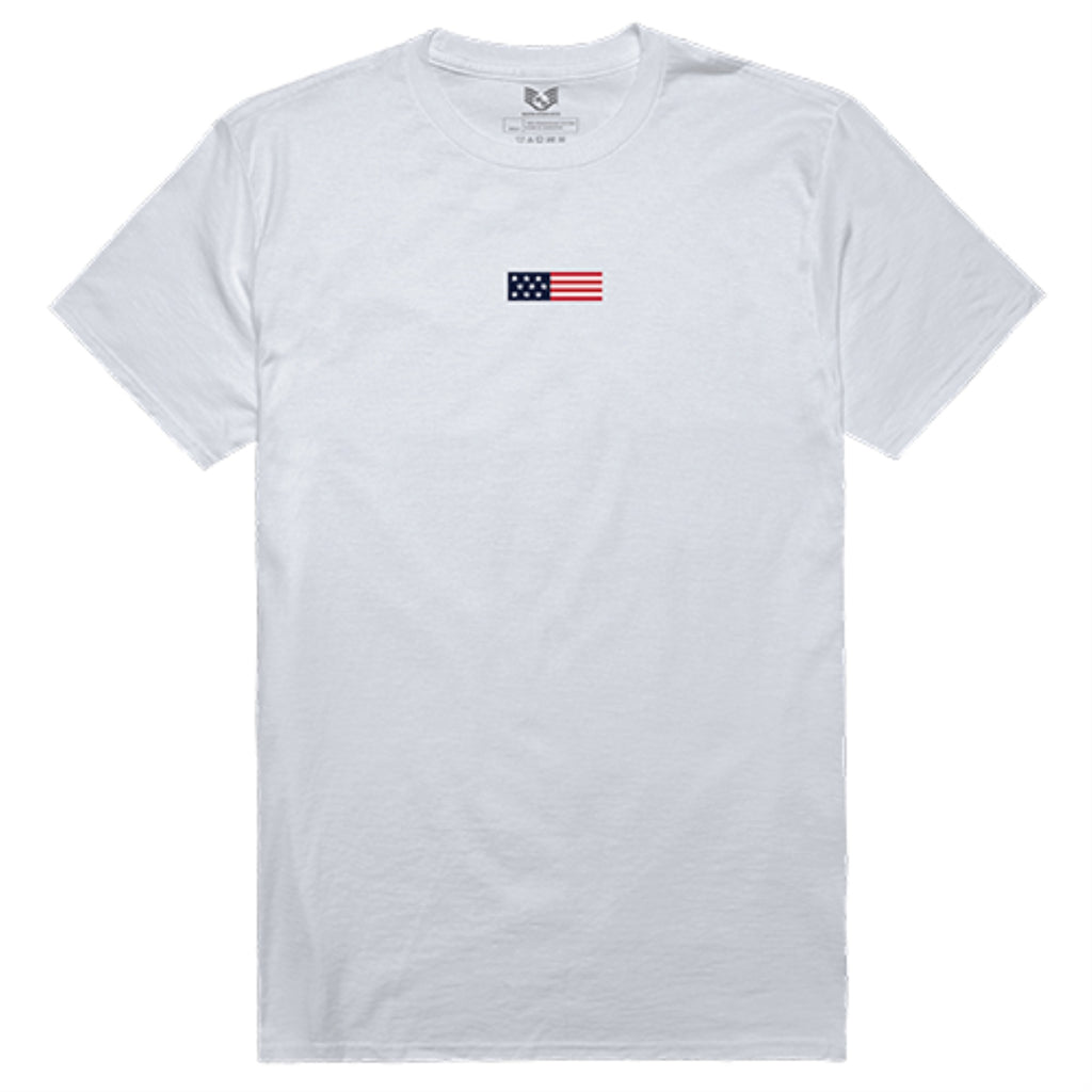 Relaxed Graphic T, US Flag 1, White, M