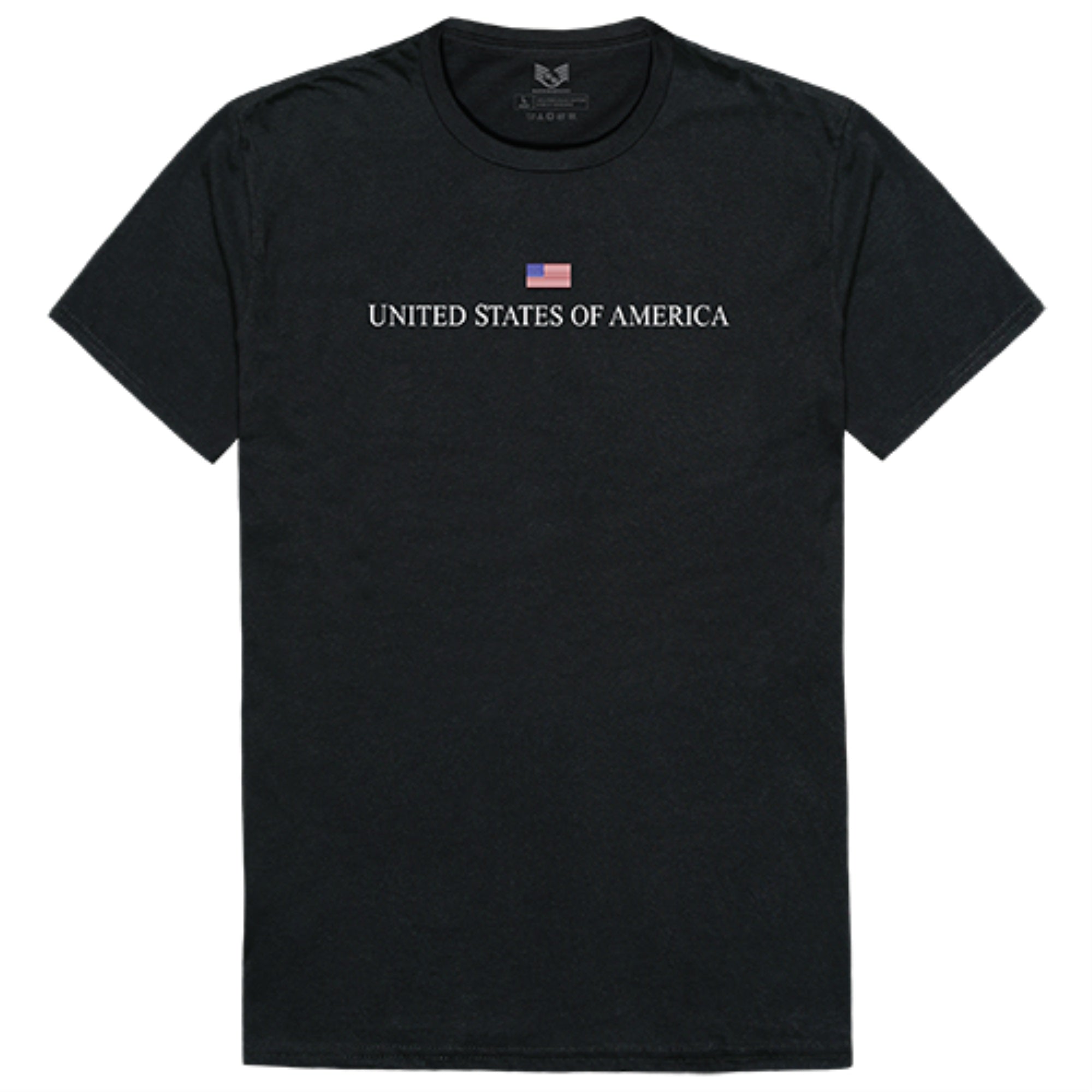 Relaxed Graphic Tee, USA, Black, M