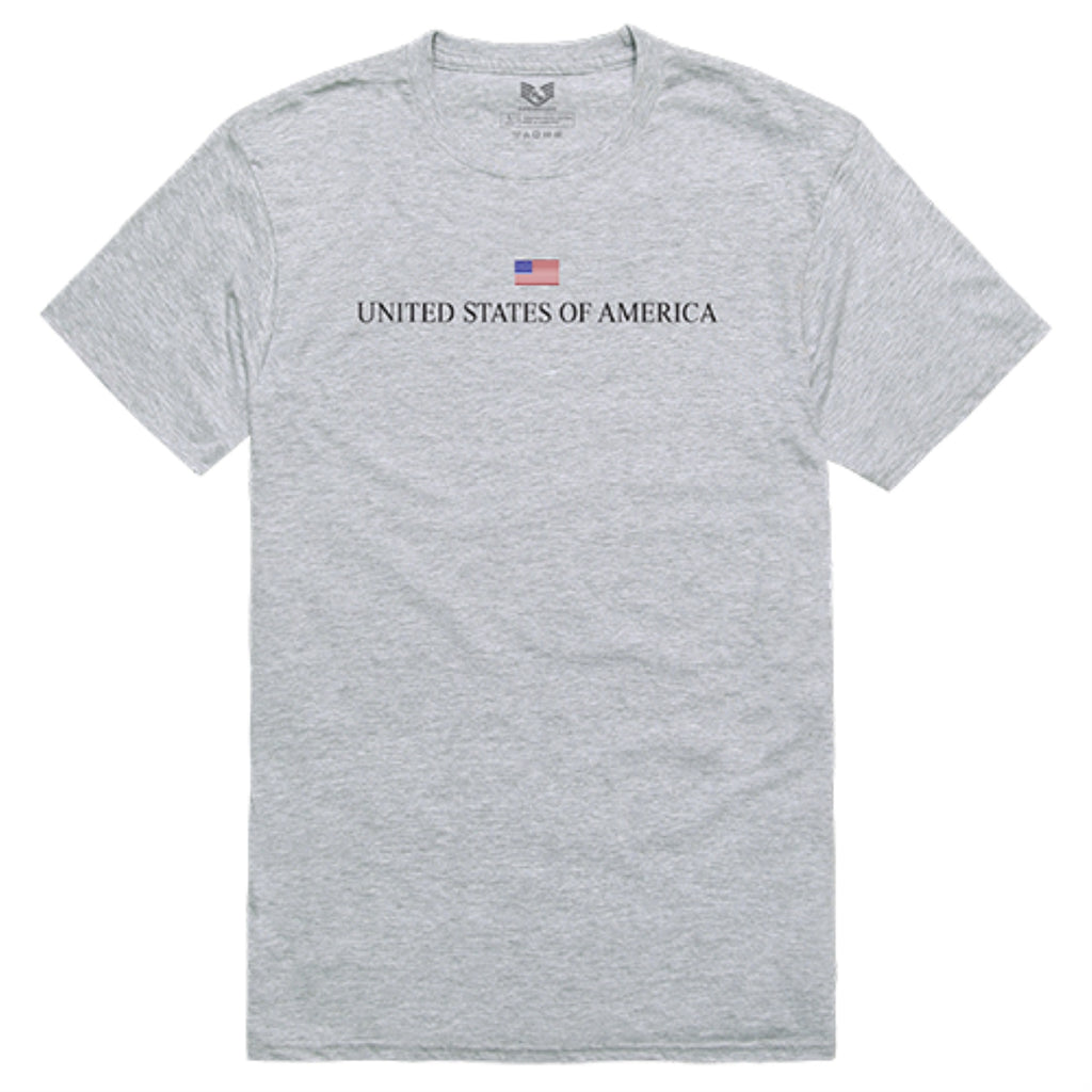 Relaxed Graphic Tee, USA, H.Grey, M