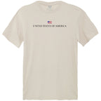 Relaxed Graphic Tee, USA, Sand, XL