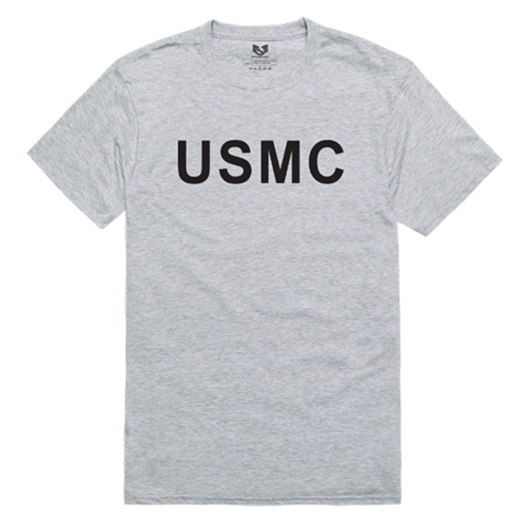 Relaxed Graphic T's, USMC, H.Grey, L