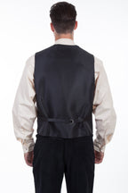 NO LAPEL PAISLEY VEST
