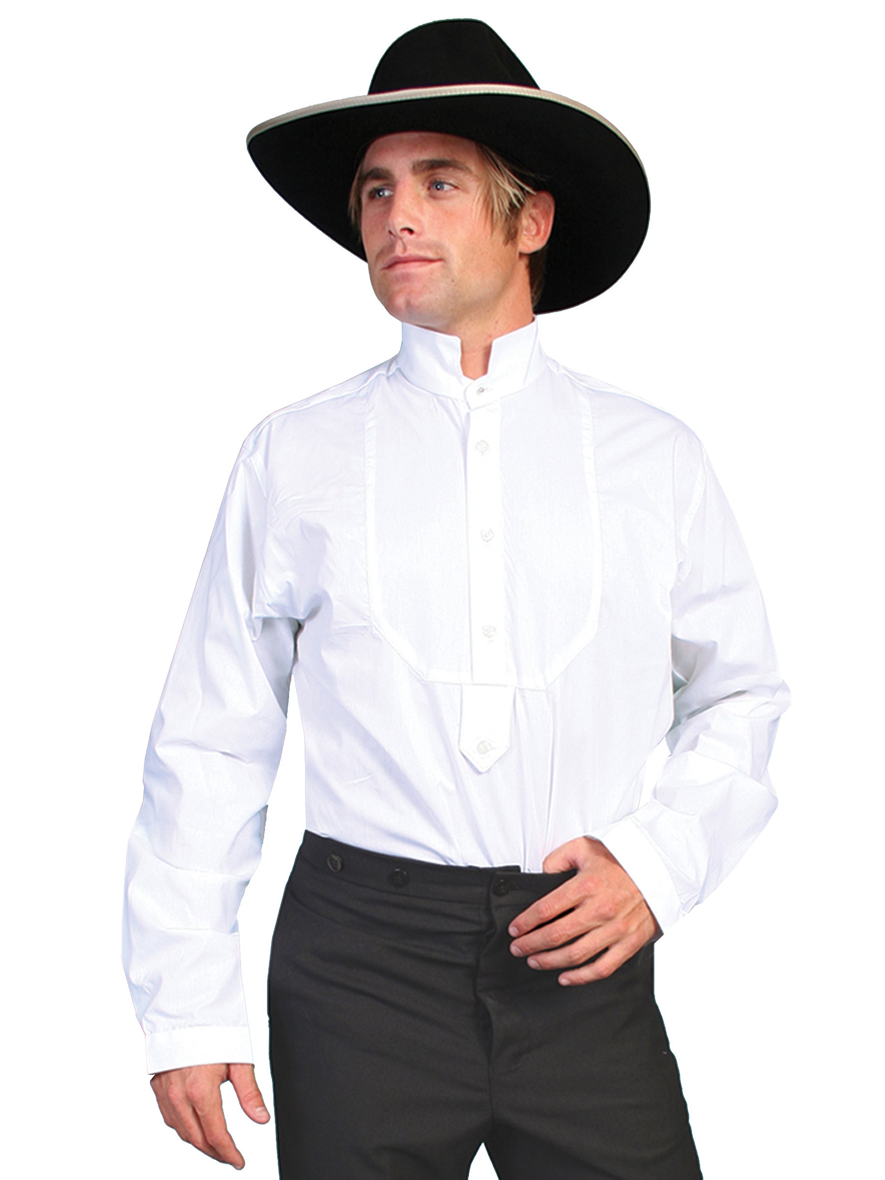 HIGH COLLAR SHIRT