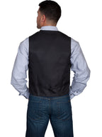 NO LAPEL DIAMOND DOT VEST