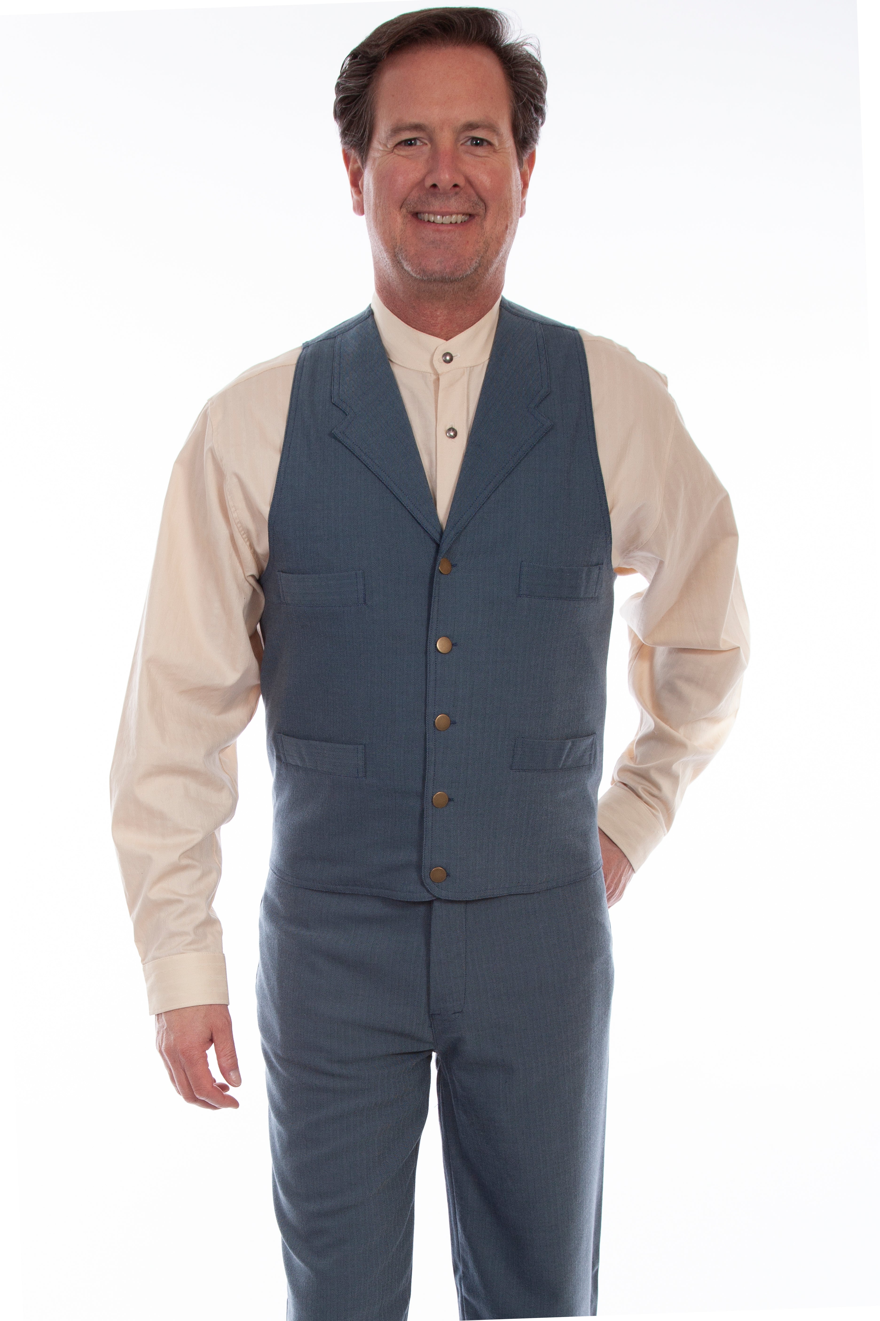 HERRINGBONE VEST