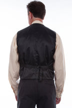 SILK SINGLE BREASTED VEST
