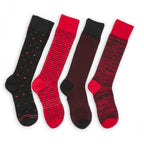 Red / Black Mixed Socks 8 Pack