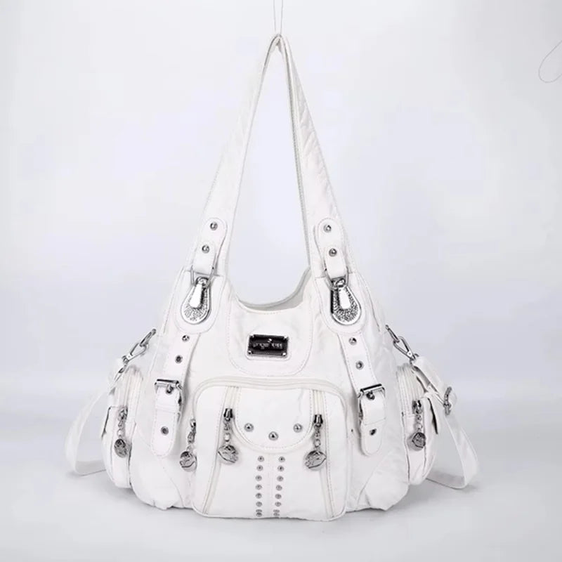 Bag Women Fashion Handbags Women Shoulder Bags PU Leather Handbag Female Satchel Shoulder Purse Bag Bolsa Feminina