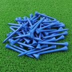 CRESTGOLF 70MM Bamboo Golf Tee 2-3/4 Inch Golf Supplies Accessories Pack of 100pcs