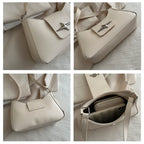 Vintage Shoulder Bags Small Purse for Women Classic PU Leather Shoulder Bag Ladies Underarm Handbag Fashionable Crossbody Bag