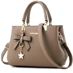 New  Elegant Shoulder Bag for Women Luxury Designer Handbags Female Bags Plum Bowknot Sweet Messenger Crossbody Bag