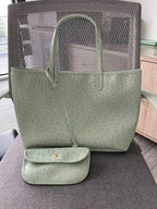 XMESSUN Original Fashion Style Women Bag Portable Women's Bucket Bags Ostrich Pattern Shopping Tote Casual Simple Ladies Handbag