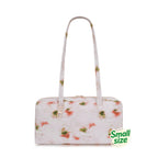 Nylon Tote Bag Bowler Bag Women Shoulder Purse with Keychain Clip, Lightweight Zipper Handbag Daily Work Travel Gym Gift for Mum