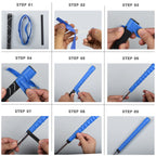 Golf Club Grip Tape Golf Grip Wrapping Tapes Non-slip Sweatproof PU Wrapping Quick Replacement Golf Club Grip Solution