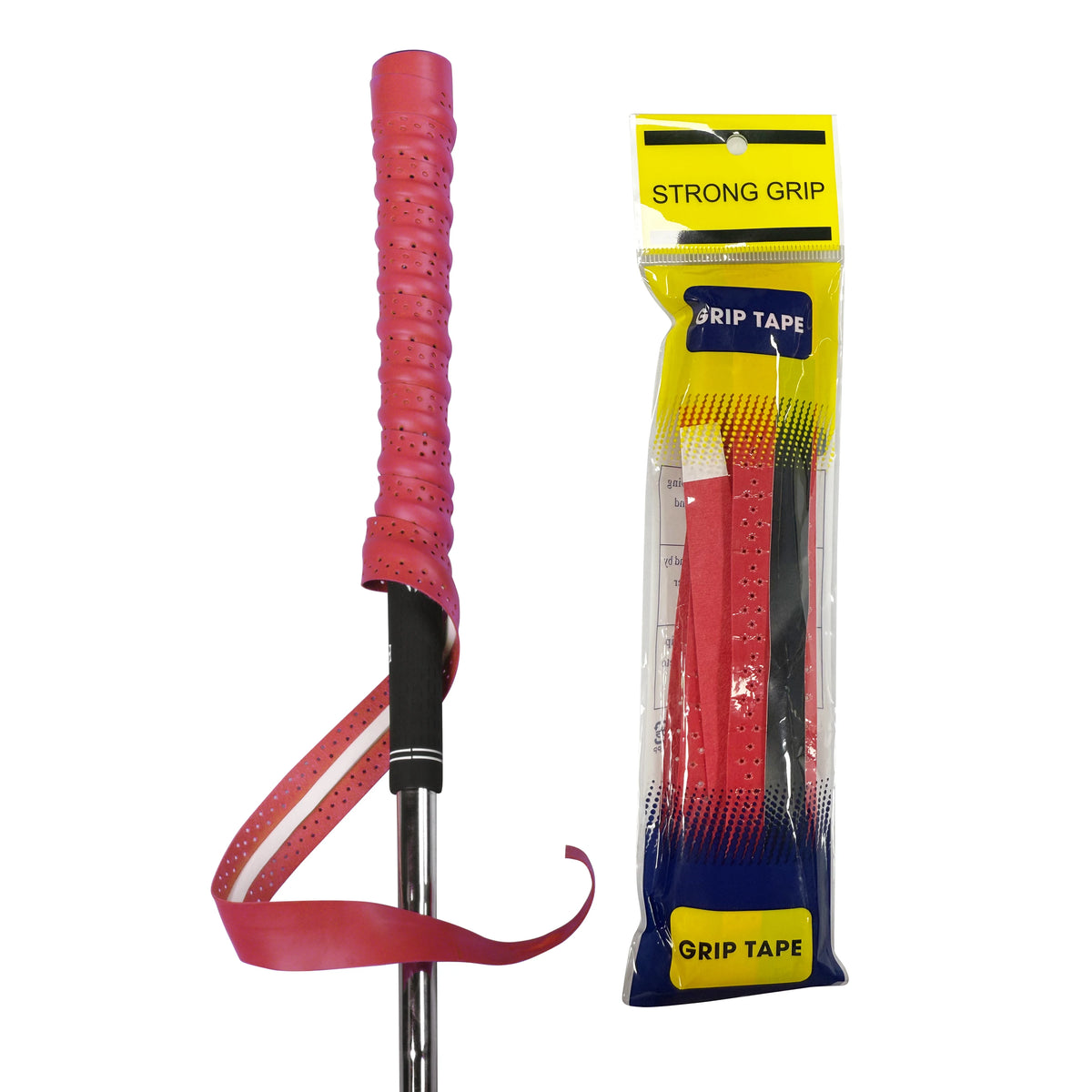 Golf Club Grip Tape Golf Grip Wrapping Tapes Non-slip Sweatproof PU Wrapping Quick Replacement Golf Club Grip Solution