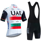 2026 New WHITE Cycling Jersey UAE Team Bike Jersey Shorts 10 Color Men Women Quick dry Ropa Ciclismo Pro Bicycle TShirt Clothing