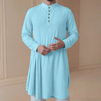 Men'S New Muslim Middle Arabic Men'S Button Down Cotton And Linen Shirts Muslim Robes Stylis Male Clothes Stylis Male Clothes