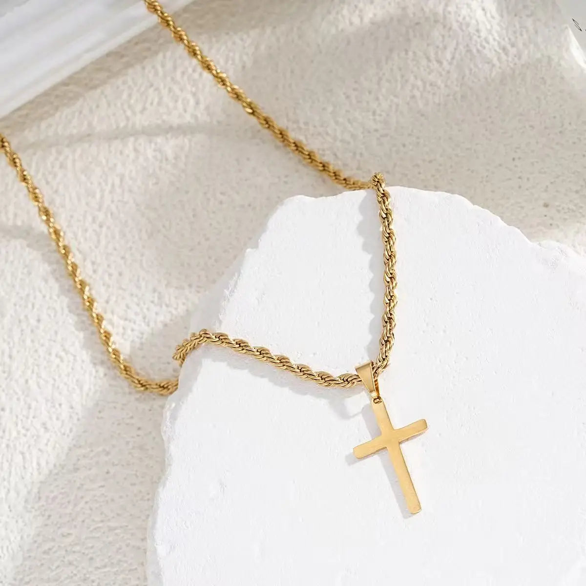 2026 New Stainless Steel Simple Gold Men's and Women's Jewelry Necklace Pendant, Suitable for Men's and Women's Daily Wearing Ne