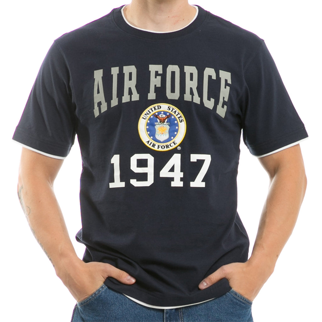 Pitch Double Layer Tee, AirForce,Nvy, M