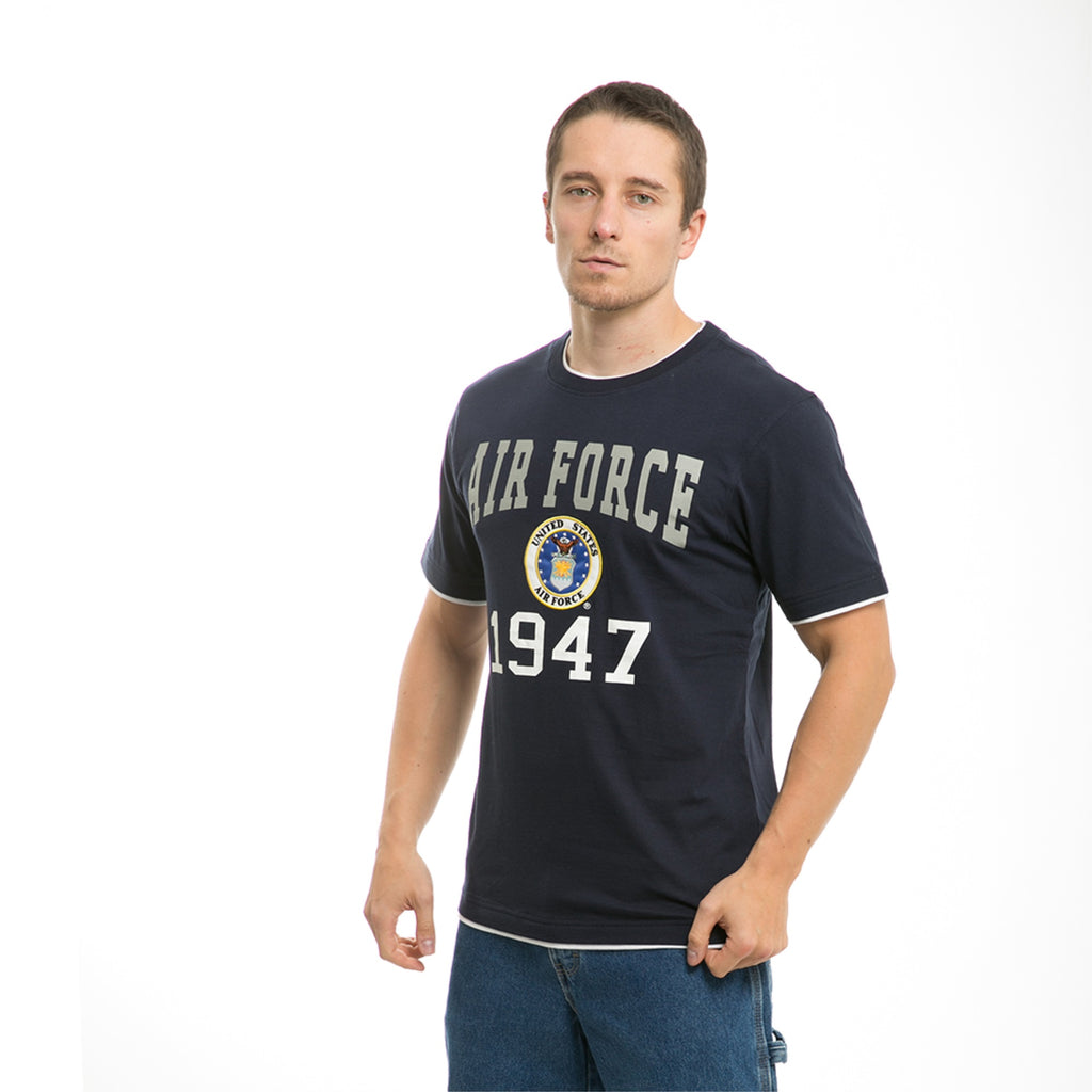 Pitch Double Layer Tee, AirForce,Nvy, M