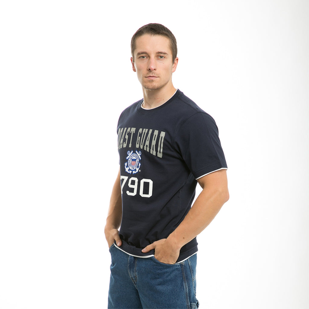 Pitch Double Layer Tee, CstGuard,Nvy, L