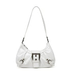 Y2K Retro Pleated Hobo Shoulder Bag for Women Hot Selling Maillard Style Underarm Bag Clutch Handbags for Travel Work Shopping