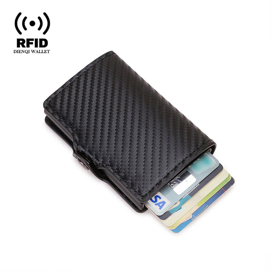 Anti Thief Rfid Credit Card Holder Men Wallet Women Smart Minimalist Wallet Carbon Slim Bank Cardholder Case Bag Carteras Choice