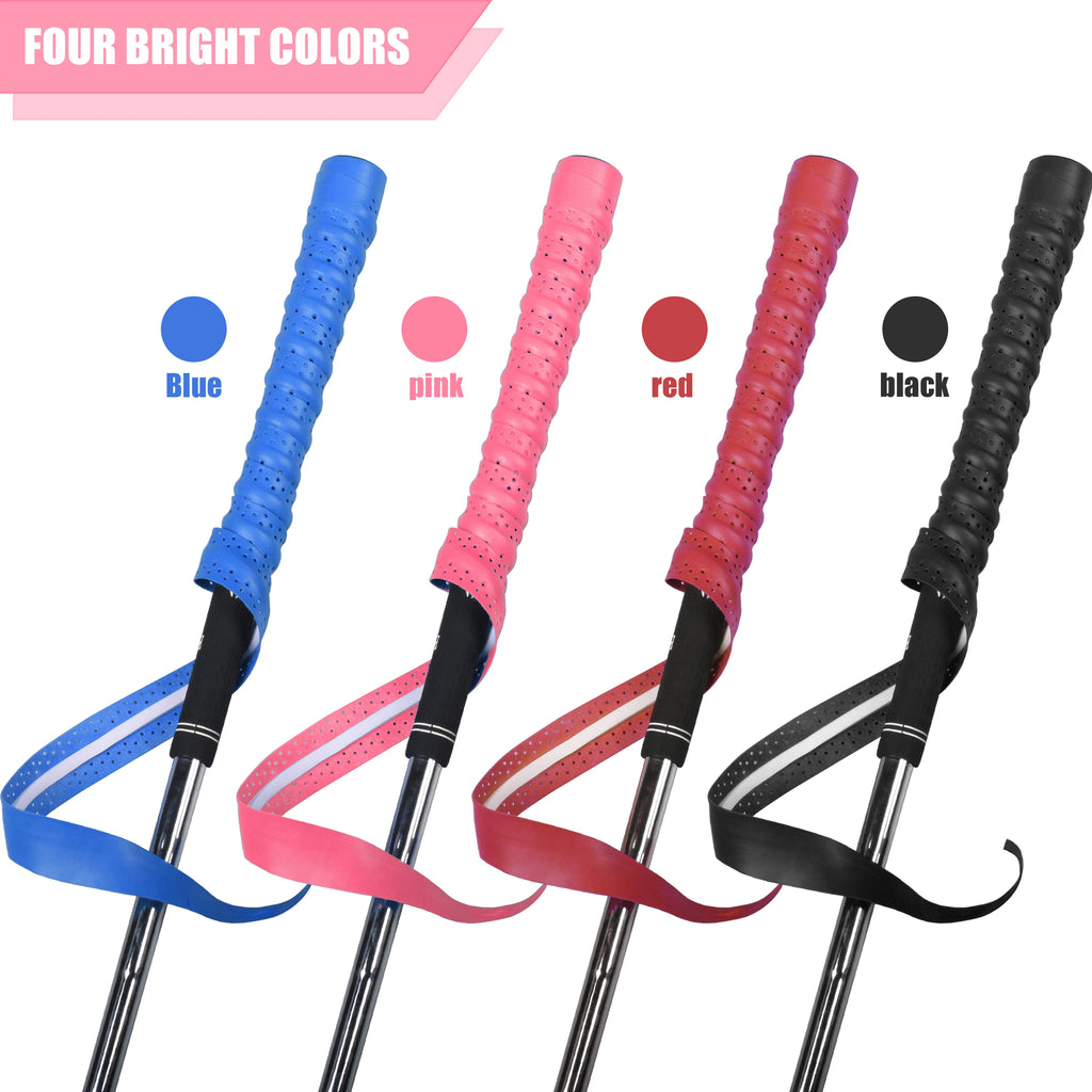 Golf Club Grip Tape Golf Grip Wrapping Tapes Non-slip Sweatproof PU Wrapping Quick Replacement Golf Club Grip Solution