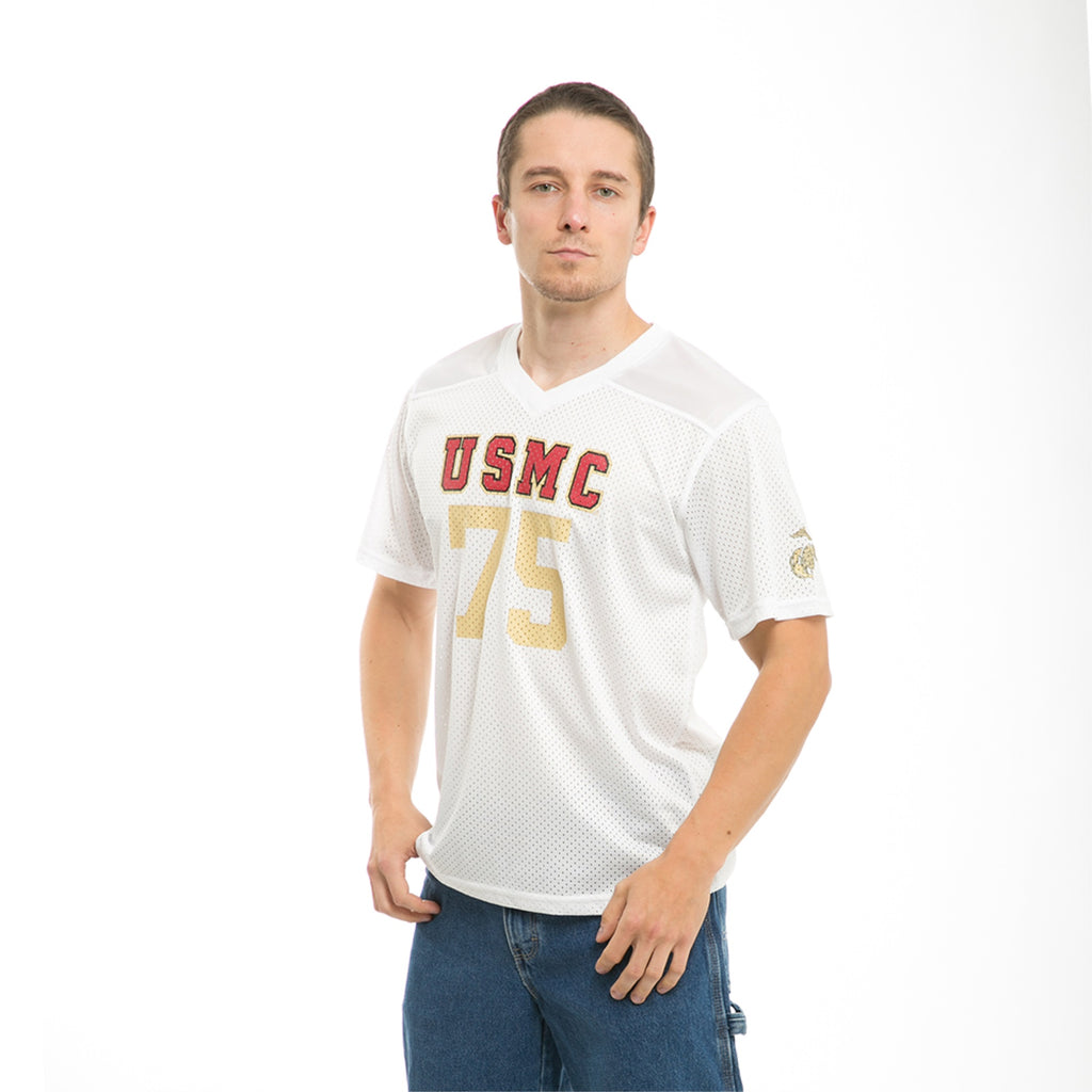 Practice Jersey, Marines, White, M