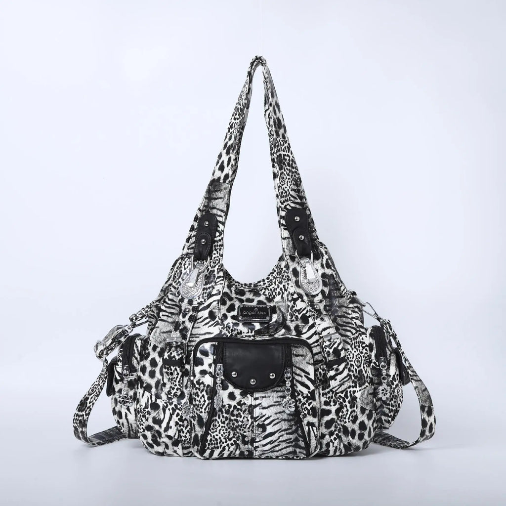 Bag Women Fashion Handbags Women Shoulder Bags PU Leather Handbag Female Satchel Shoulder Purse Bag Bolsa Feminina