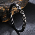 Vikings Jewelry Personalized Pattern Chain Bracelet Men's Thick Section Boy Hip-hop Street Hipster Fashion Jewelry with Wood Box