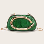 Fashion Women's Handbag Bride Metal Gold Women Luxury Evening Banquet Clutch Bag Shoulder Wedding Purse Party Crossbody Bag