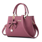 New  Elegant Shoulder Bag for Women Luxury Designer Handbags Female Bags Plum Bowknot Sweet Messenger Crossbody Bag