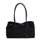 LEFTSIDE Women's PU Leather Shoulder Bag 2025 Winter New Fashion Retro Underarm Bag Luxury Brand Designer Handbags Tote Bags