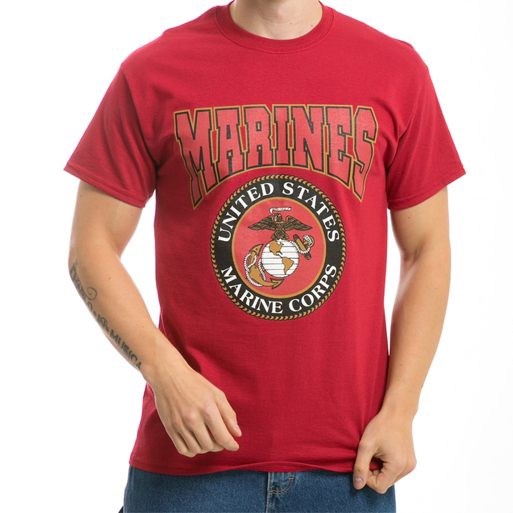 Classic Milit T's, Marines, Cardinal, L