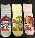 100% Genuine Paw Patrol 3Pairs Baby Spring Autumn Summer Knitted Socks Skye Everest Liberty Chase Marshall Rubble Rocky Age 3-7T