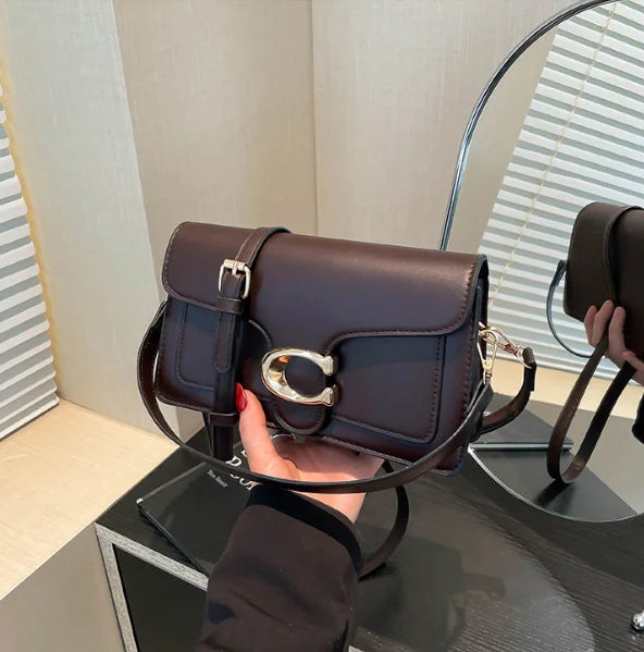 New Women's Small Square Bag, High-Quality Solid Color Multifunctional Shoulder Bag, Crossbody Bag, Daily Commuting Handbag
