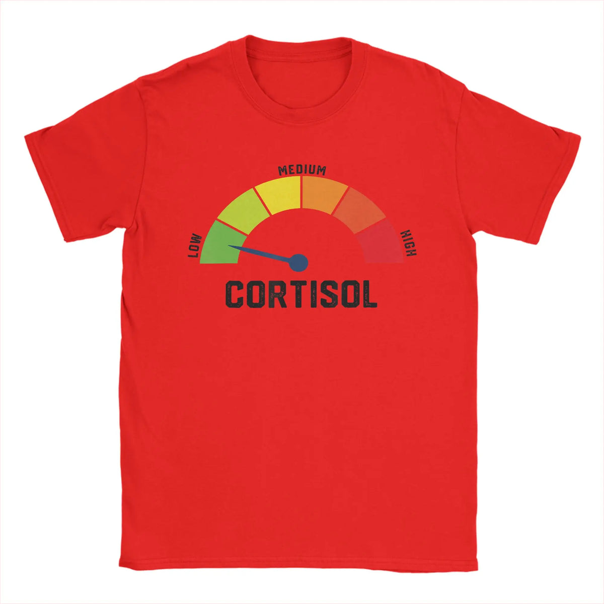 Fun Graphic Printing Summe Low Cortisol Levels  Meme T-Shirts Women Comfortable Clothing Short Sleeve Casual Aesthetic Tee Tops