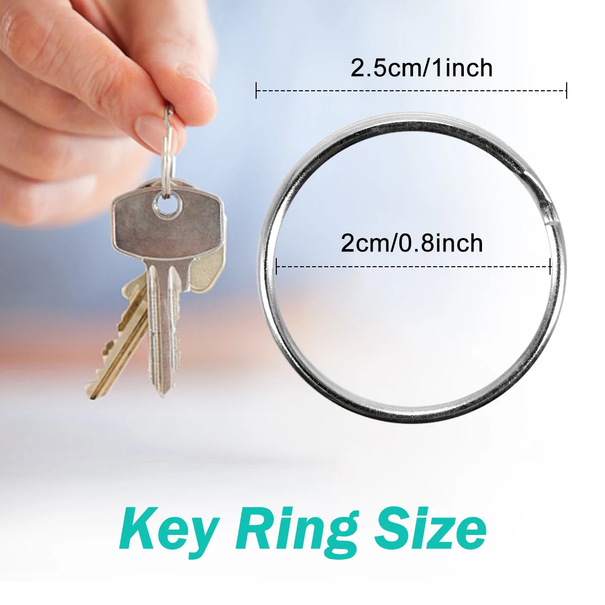 20pcs Swivel Lobster Clasp with Key Ring 10pcs Key Chain 10pcs Key Ring Lanyard Clip Keychains Decoration DIY Crafts 32mm/1.25in