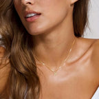 A-Z Initial Necklace 18K Gold Plated Necklace Cute Letter Stainless Steel Necklace for Women