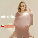 1 Set Sexy Women's Thermal Underwear Winter Clothes Seamless Thick Warm Lingerie Women Thermal Clothing Set Woman 2 Pieces