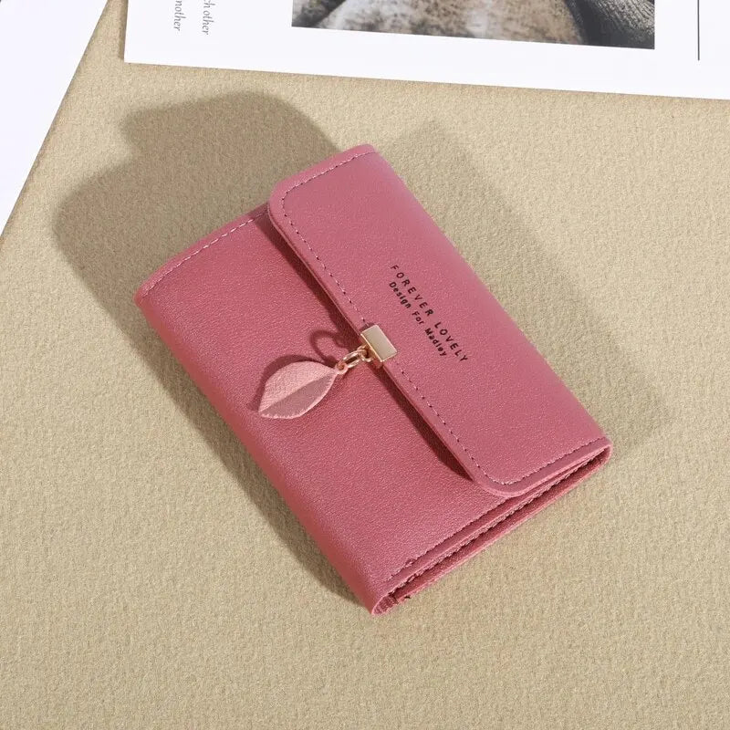 Trifold Clutch Coin Purse, Minimalist Credit Card Holder, Women's Casual Wallet