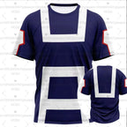 Summer Men's Women's My Hero T-shirt My Hero Academia Nonno 5th Edition Jersey T-shirt Tops All Might Anime Fan Gift