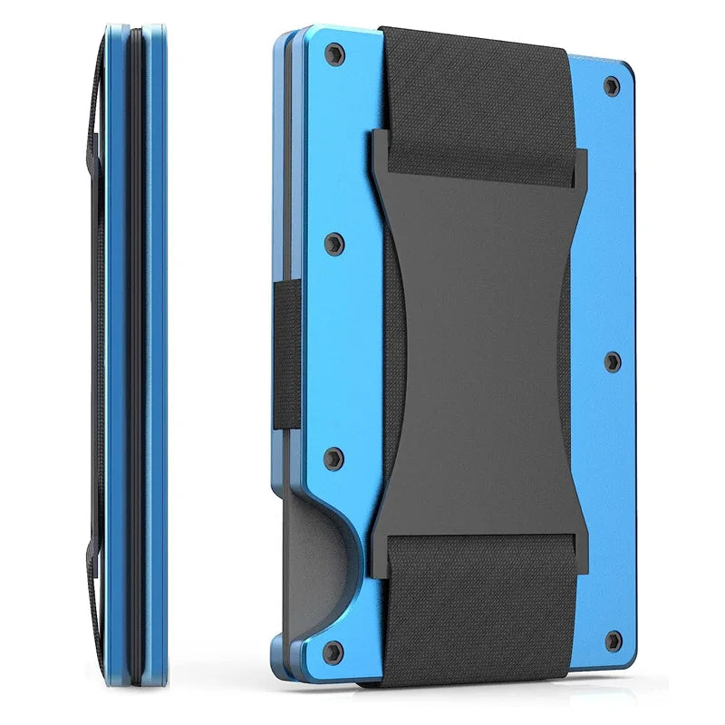 Forged Carbon Fiber Mini Slim Wallet Case Organizer for Men Cartera Tarjetero Hombre Cashback Credit Card Holder Luxury Gift