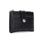 CH Luxury Brand Retro Design Business Card Bag Fashion Button Classic Folding Wallet Compact and Lightweight Women's Square Bag